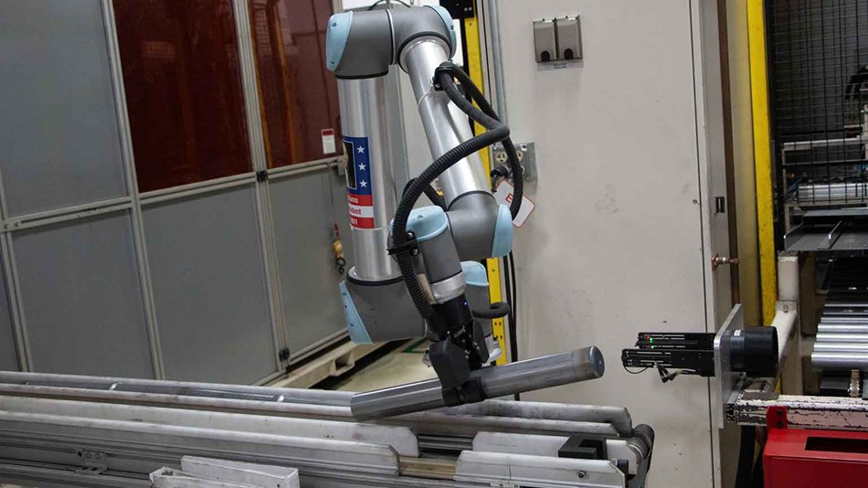 Collaborative robot at thyssenkrupp Bilstein